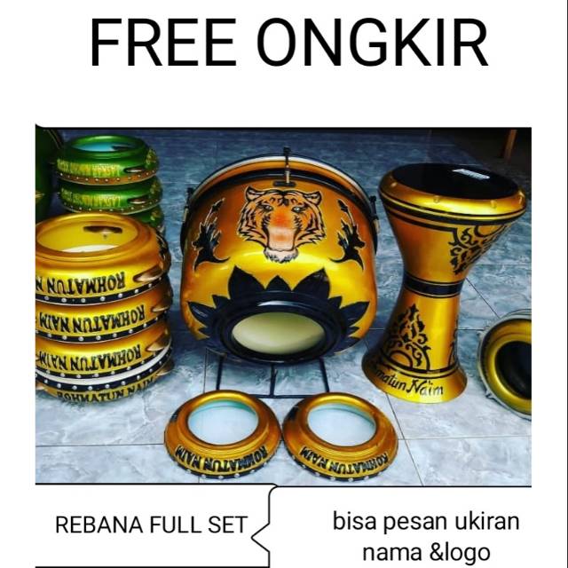 Rebana Jepara gladiator full set free ongkir