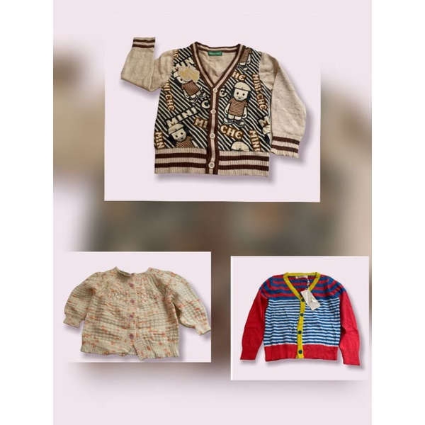 sweater rajut anak import