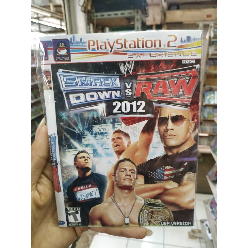 kaset PS2 Smackdown VS Raw 2012