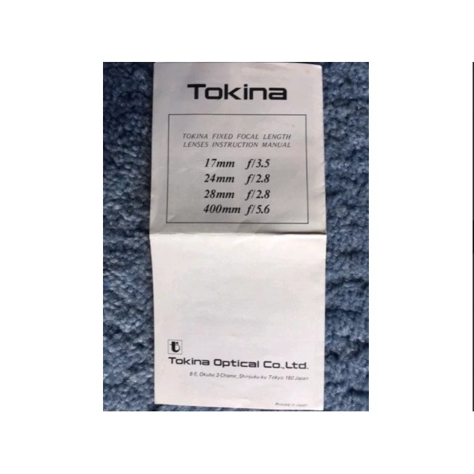 Tokina 17mm f|3.5 Lensa SLR untuk Nikon, Canon dan Lainnya