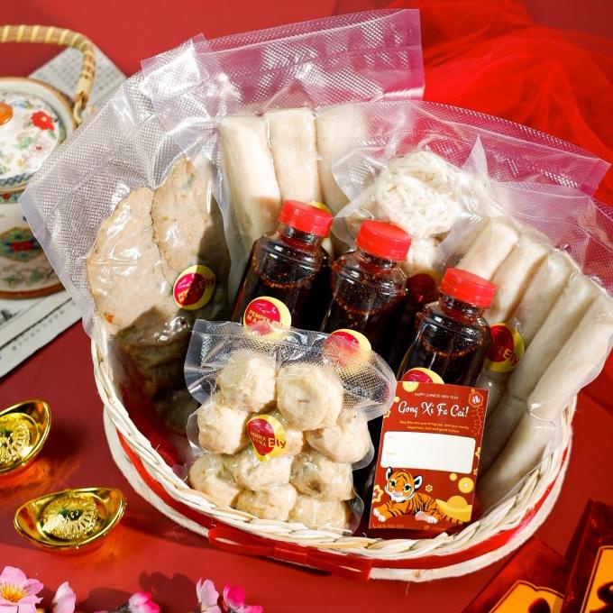 

Aska_Khalia Hampers Imlek Parsel Hadiah Chinese Newyear Kado Tahun Baru Makanan - An An - 55Pc