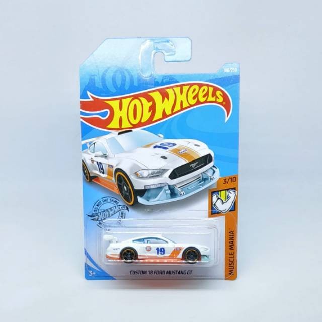Hot Wheels Custom 18 Ford Mustang GT 19 GULF