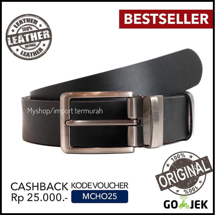 0VS4 ORIGINAL GIO 2000 - GESPER SABUK IKAT PINGGANG KULIT ASLI PRIA COWO 08 R5DR