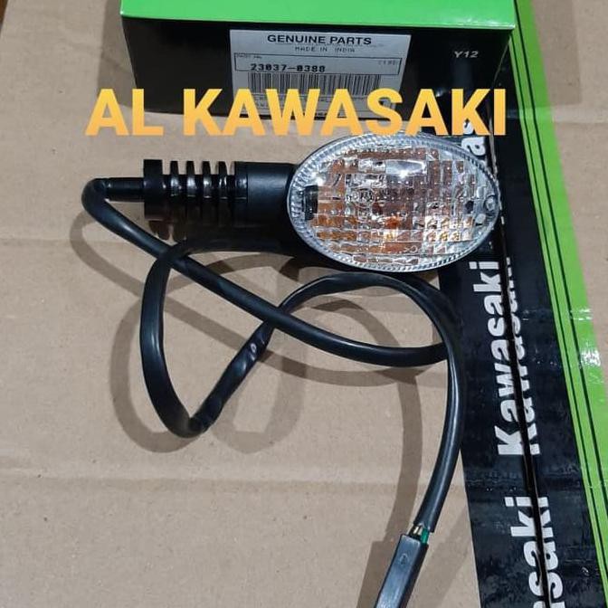 lampu sen sein depan kiri ninja 250r 250 r 250 karbu ori | Lampu Motor