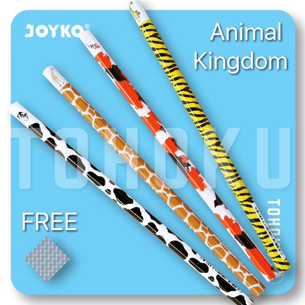

Pensil 2B Anak Lucu - Joyko Animal Kingdom Pencils