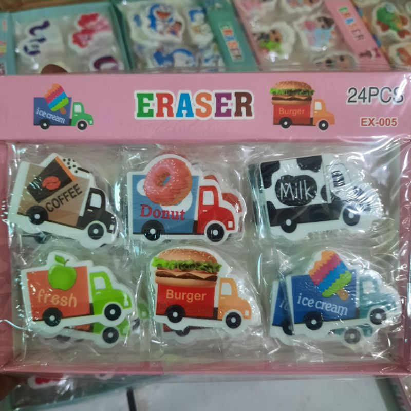 Penghapus Stip Eraser Bermotif Isi 1pcs