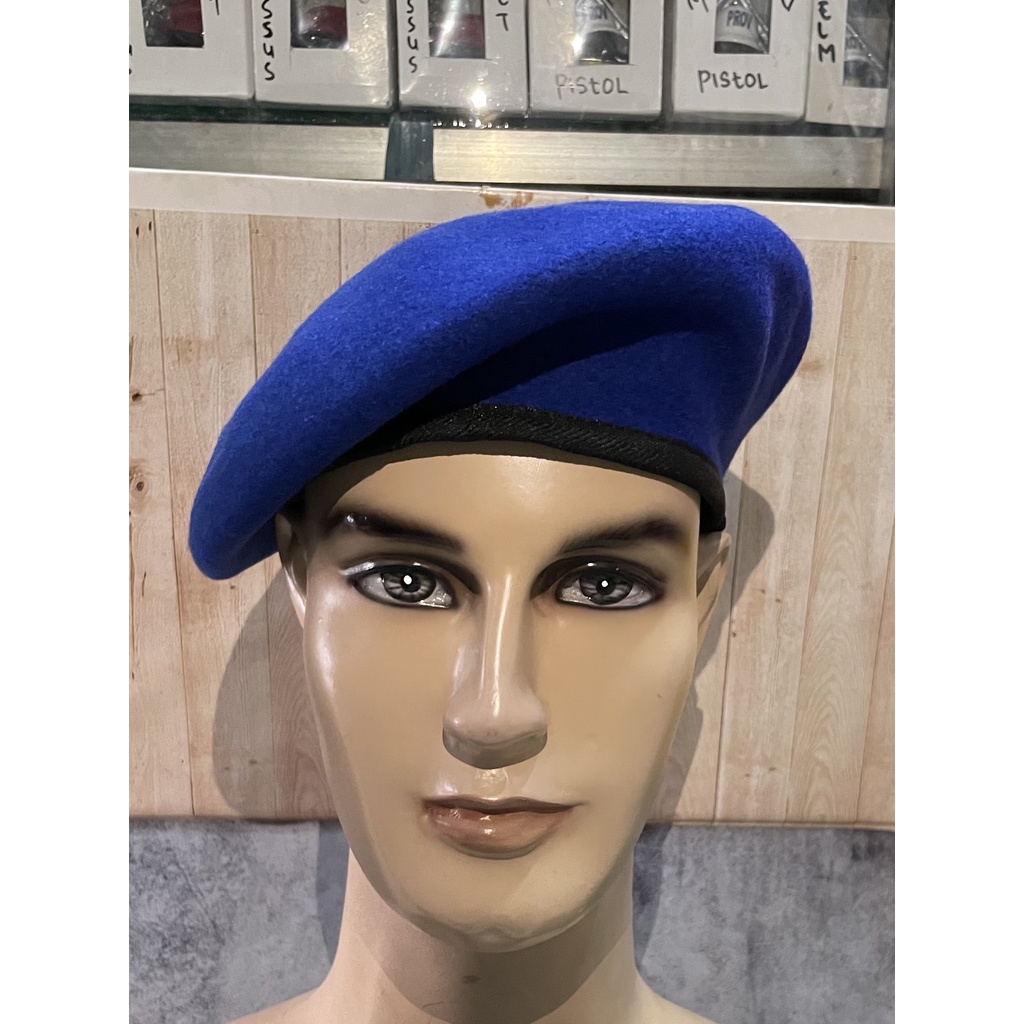 Baret Kacamata Polair - Baret Brimob Polisi Perairan - Baret Asli Kacamata