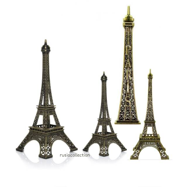 miniatur paris pajangan menara eiffel tower Anti karat