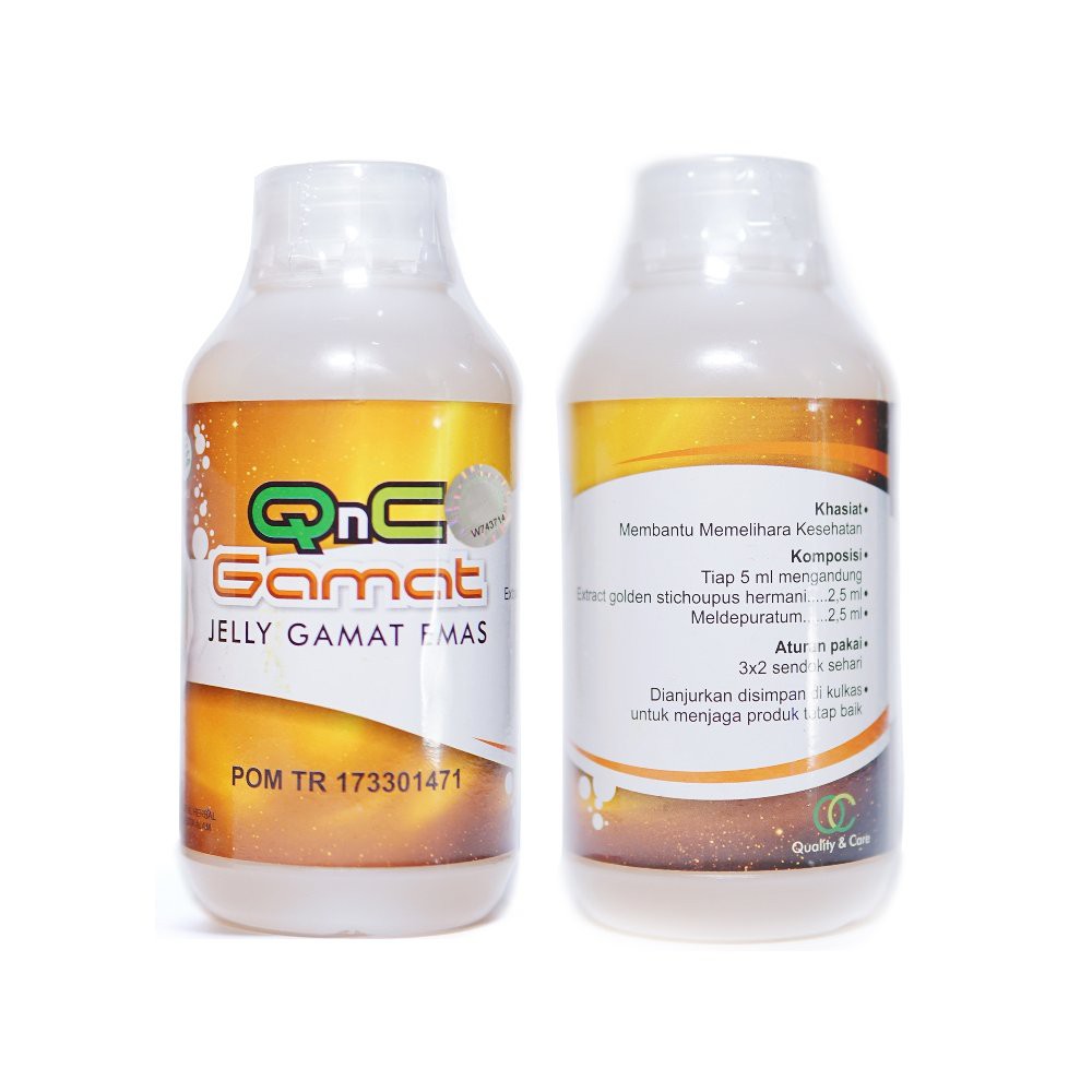 QnC Jelly Gamat Isi 300 ml | Garansi 100% Original | Qnc Gamat Emas