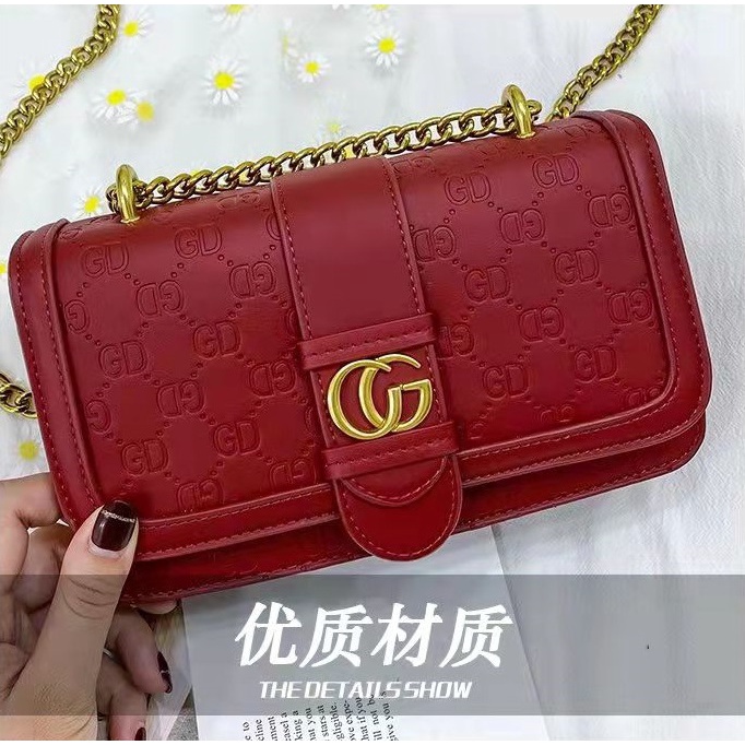 BJ15168 - BLACK/BLUE/RED/WHITE CG GC - TAS CLUTCH SLEMPANG WANITA TALI RANTAI FASHION IMPORT MODIS ELEGAN TERMURAH TERLARIS TERBARU BAGSTORE JAKARTA TAS BATAM EL5168 JT08131