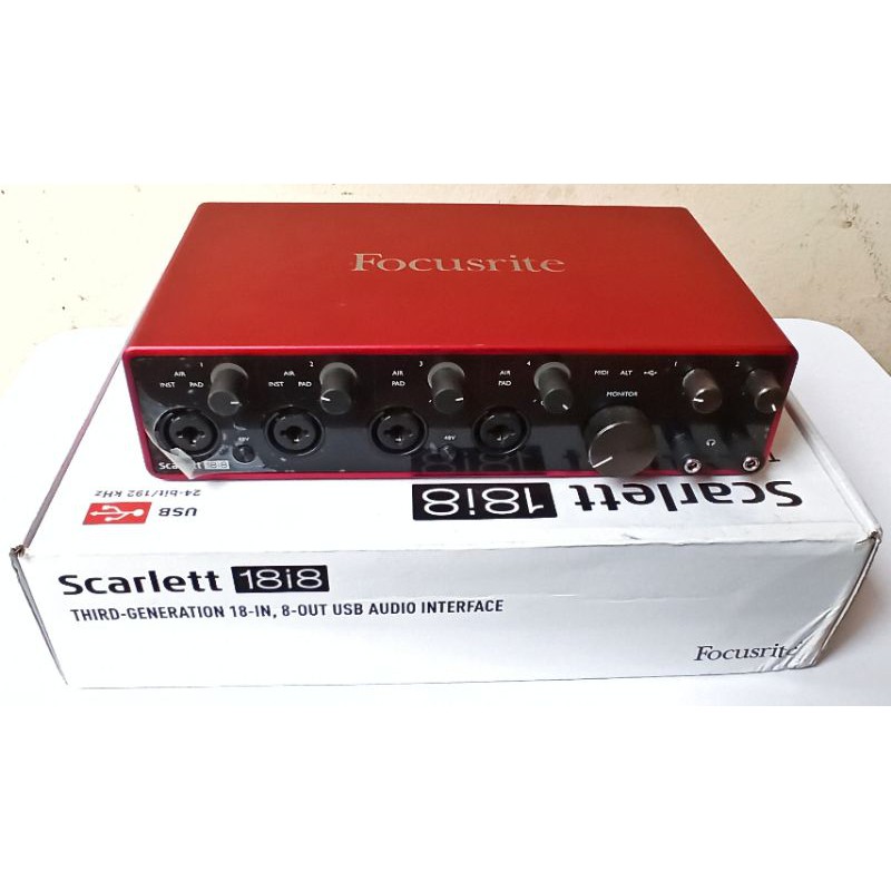 Focusrite scarlett 18i8 gen 3 second