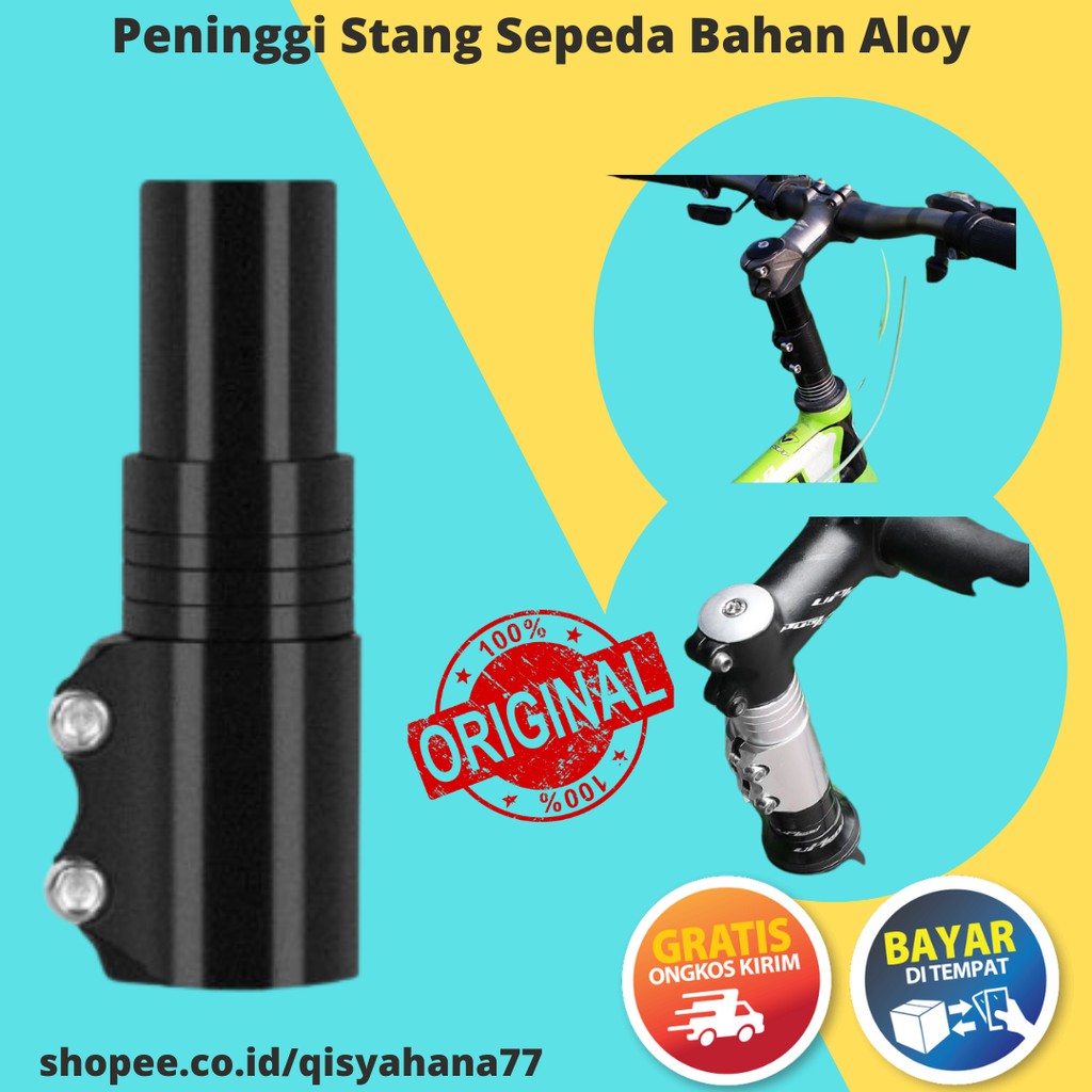 Adapter Peninggi Stem Fork Stang Sepeda Universal Bahan Aluminum Alloy