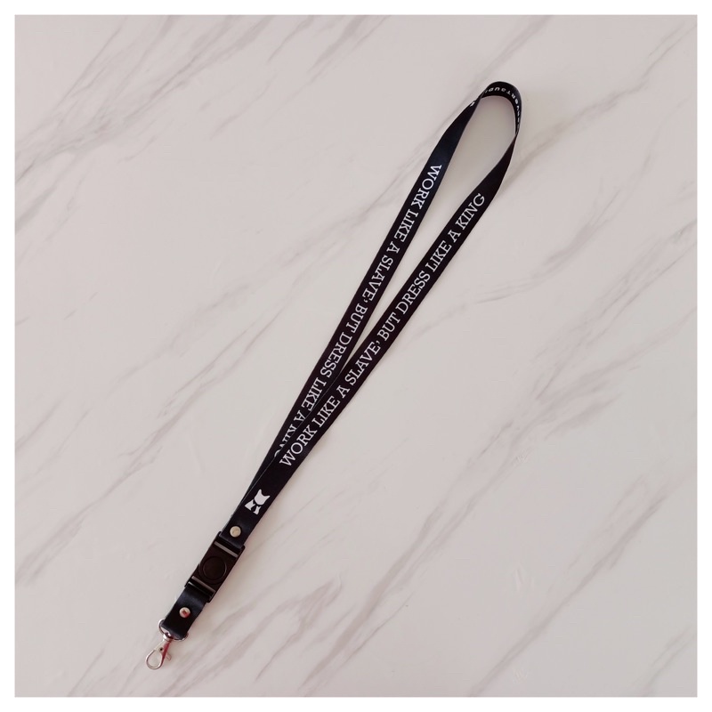

Lanyard/Gantungan ID Card - Work Like A Slave But Dress Like A King