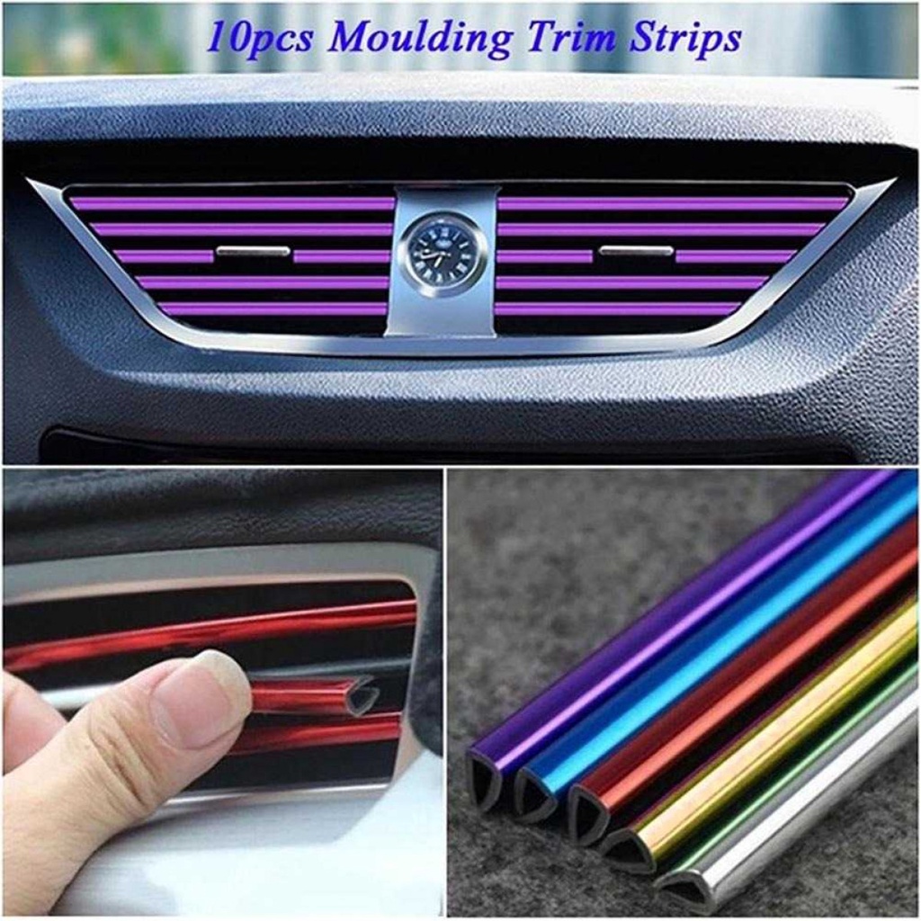 Speeding Lis Dekorasi Interior Mobil Trim Strip 10 PCS - SP358
