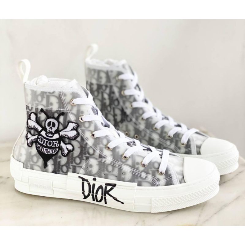 READYSTOCK- NEW ARRIVALSHard to getDior X Shawn B23 Oblique High Top Sneakers43 
