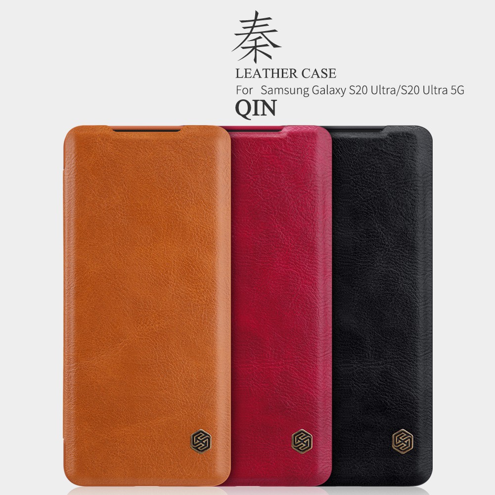 Flip Cover SAMSUNG Galaxy S20 Ultra Nillkin Qin Leather Flip Case Original