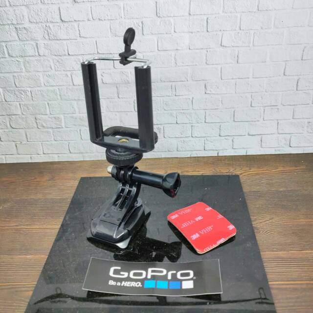 Mounting Hp Motovlog hp android Vlog Hp Mounting Helm Chin Mount Helmet Mounting Dagu Action Cam Cur