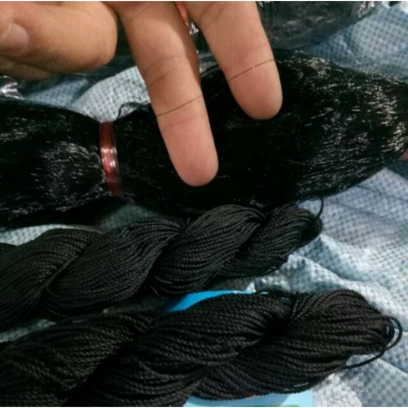 Jaring burung tekukur lebar 6m panjang 100yds jaring burung hitam bonus tali