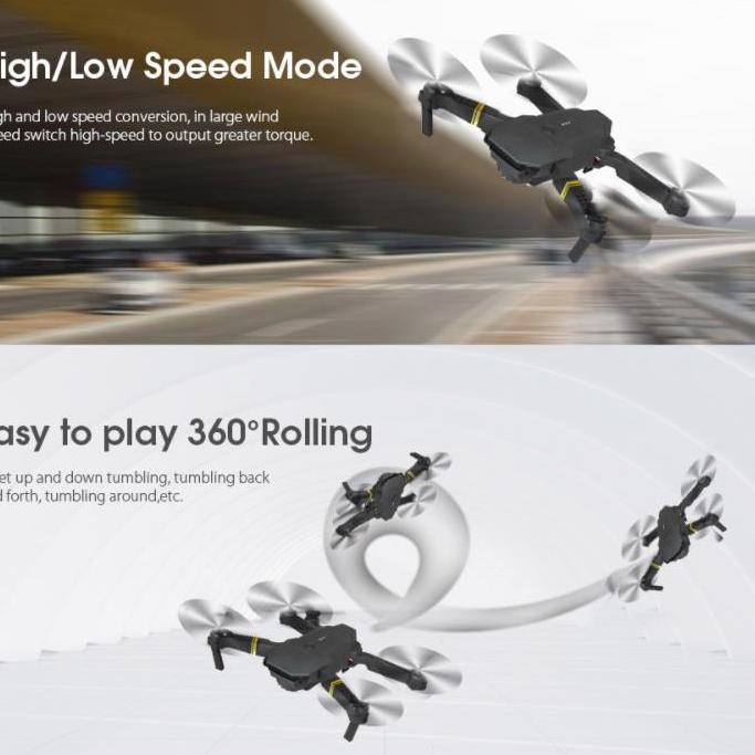 [KODE HEHSC] E58 Drone Camera Drone Quadcopter Auto Fokus include Remote Dan Kamera ORIGINAL