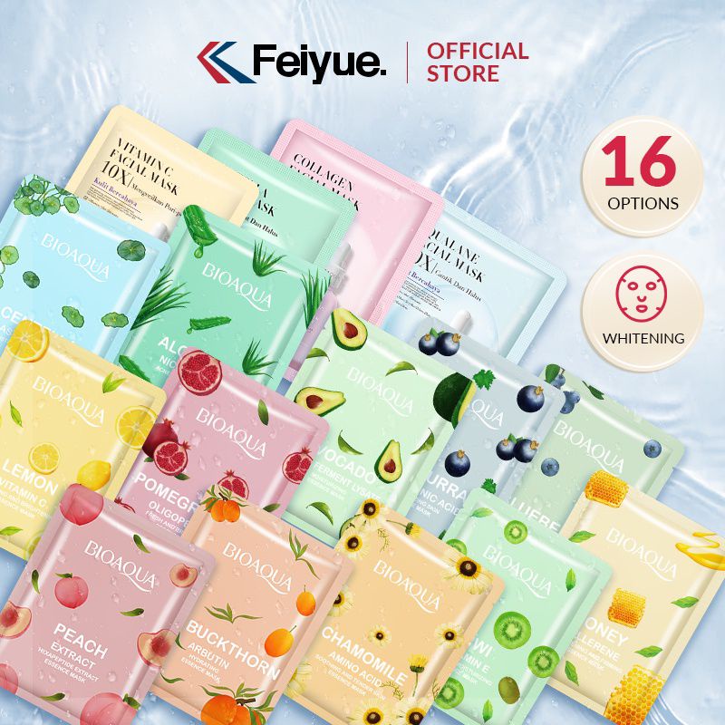 Masker Wajah Sheet Mask Brightening Moiturizing Skin Care Hydrating Essence