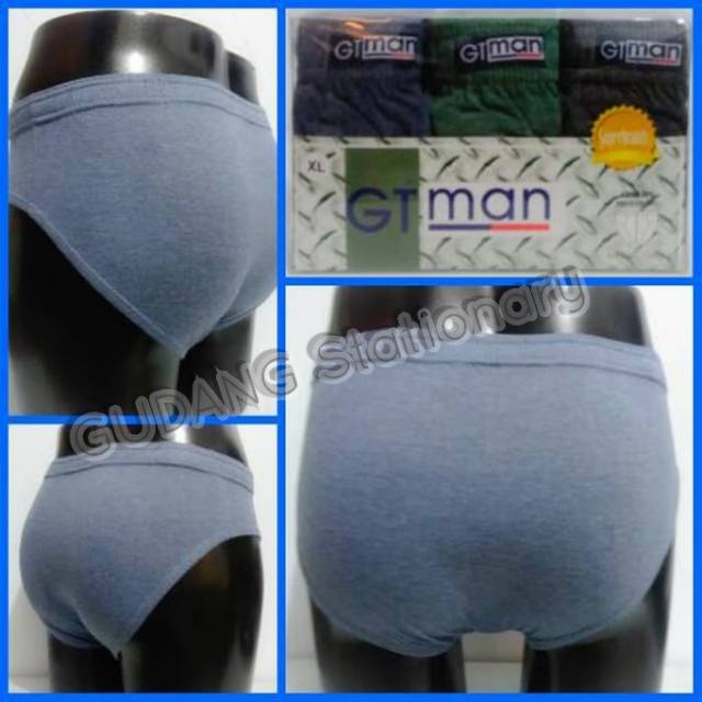 Gt Man Underwear GMY [ isi 3 piece ]