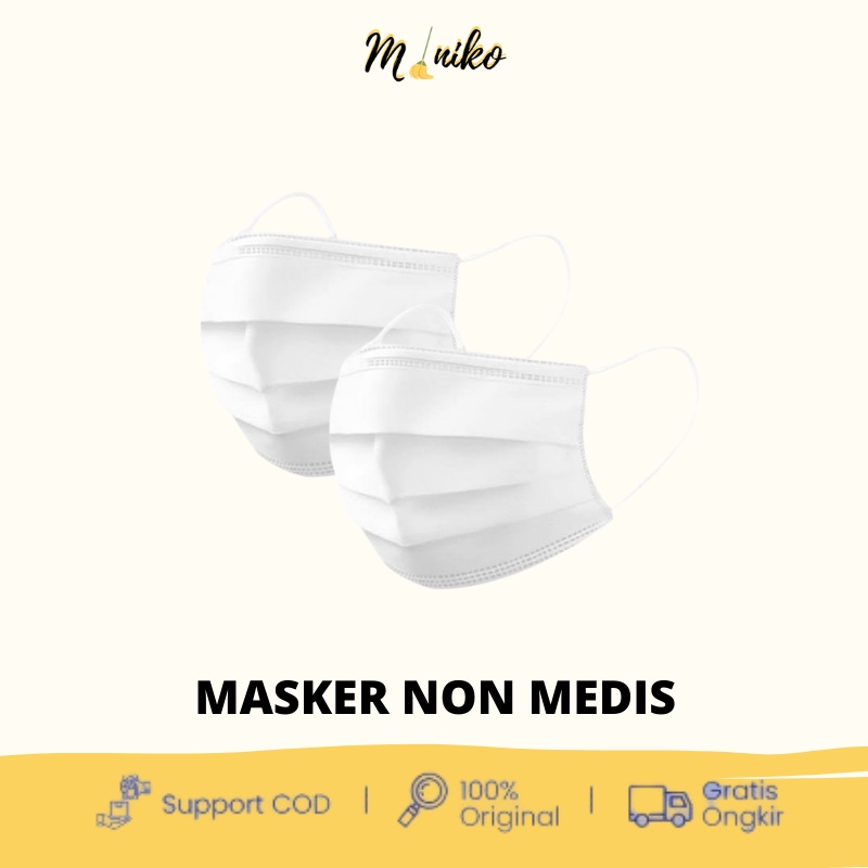 Masker Putih Non Medis - MINIKO non Kardus