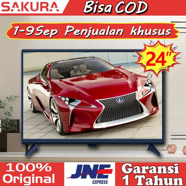 Miliki Sakura TV LED 24 inch tv murah HD Televisi Model TCLG-S24G Limited
