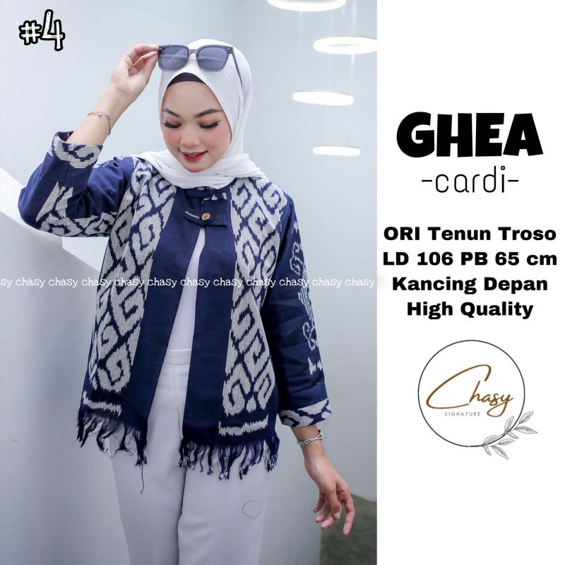 Cardi Tenun Troso Ori - Ghea Cardi Tenun by Chasy