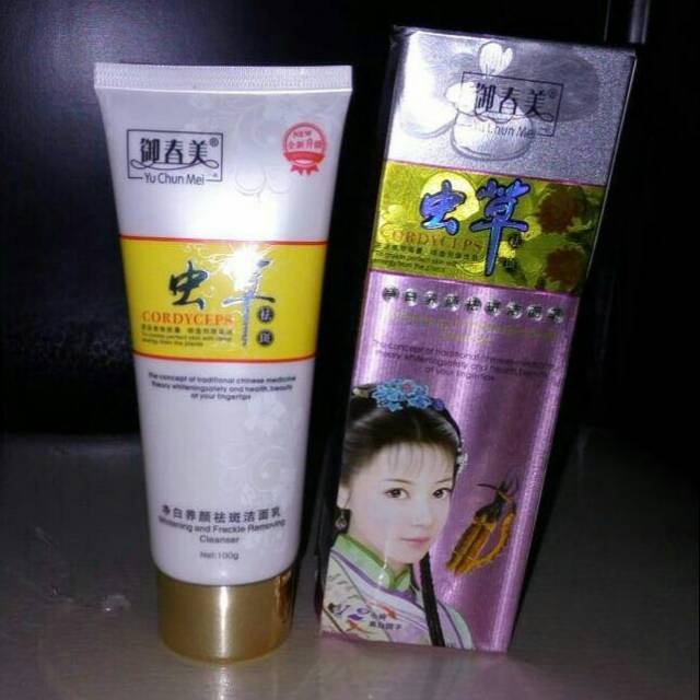 Cordyceps Sabun Wajah / Facial Cleanser Rumah Cantik 354 Yu Chun Mei Cordysep Pembersih Wajah Sabun Cordy