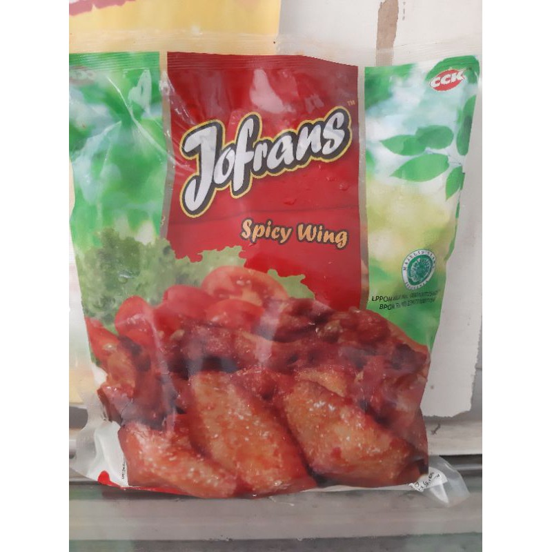 

Jofrans Spicy wing 500gr