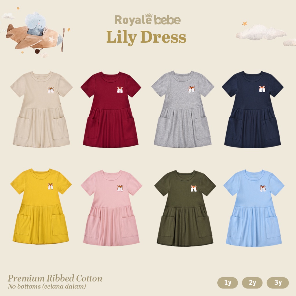 Royale Bebe - Dress Anak (Lily Dress) RB-LD1-3