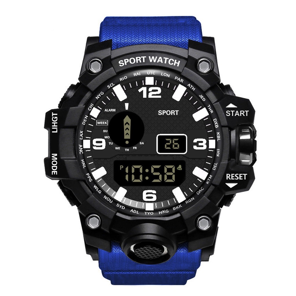 [DGS] Jam Tangan Digital Electronic Sport Wacth Pria / Jam Tangan Pria Sport Digital Fashion Import