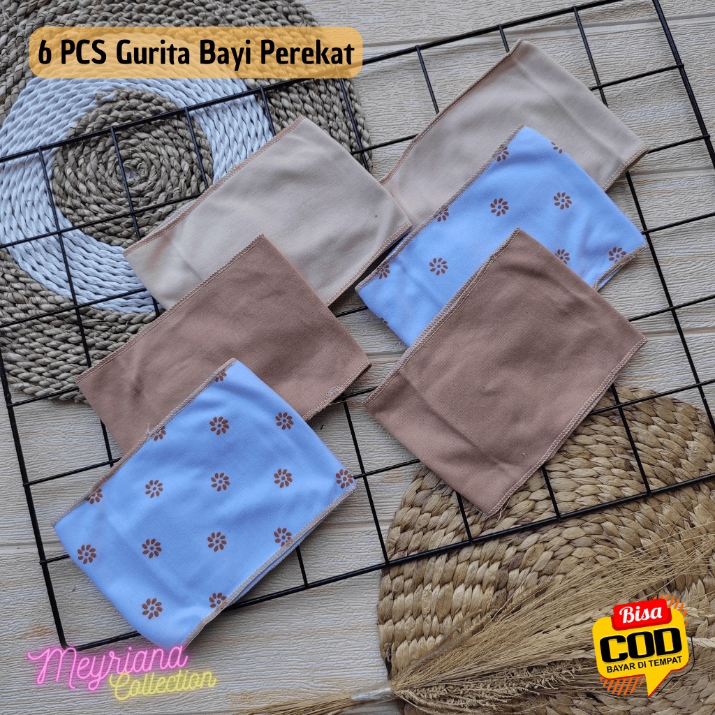 6 PCS 12 PCS Gurita Bayi Rekat / Gurita Perekat Bayi Motip