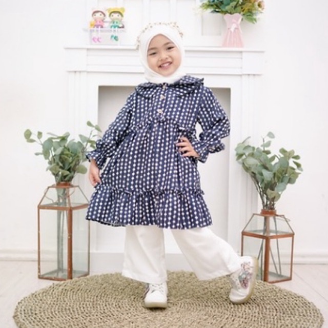 Dress Polca Corduroy anak