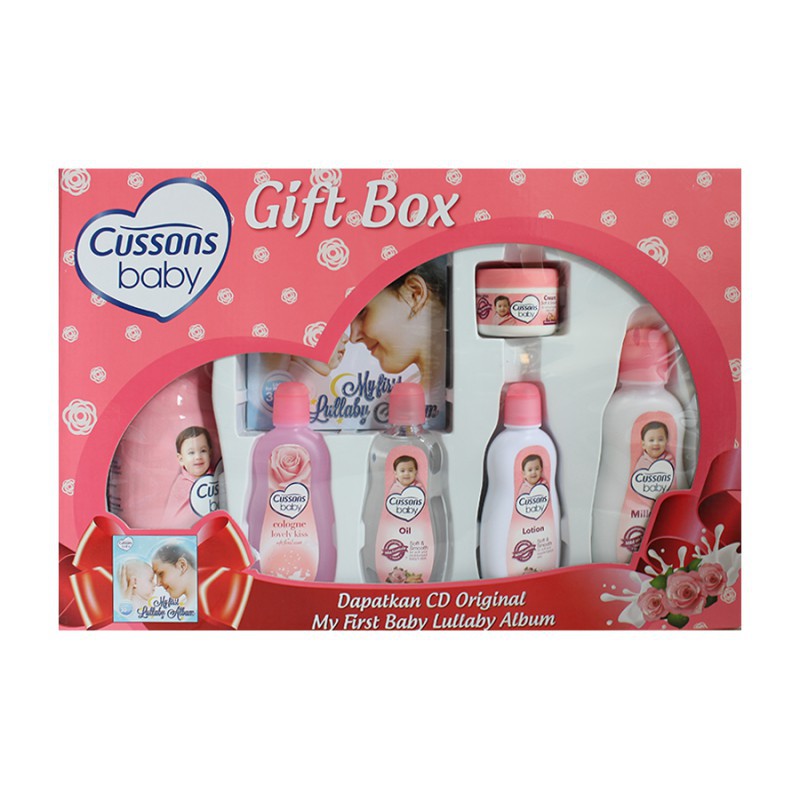 Cussons Baby Gift Box / Perlengkapan Mandi Bayi / Kado Bayi - gedabug