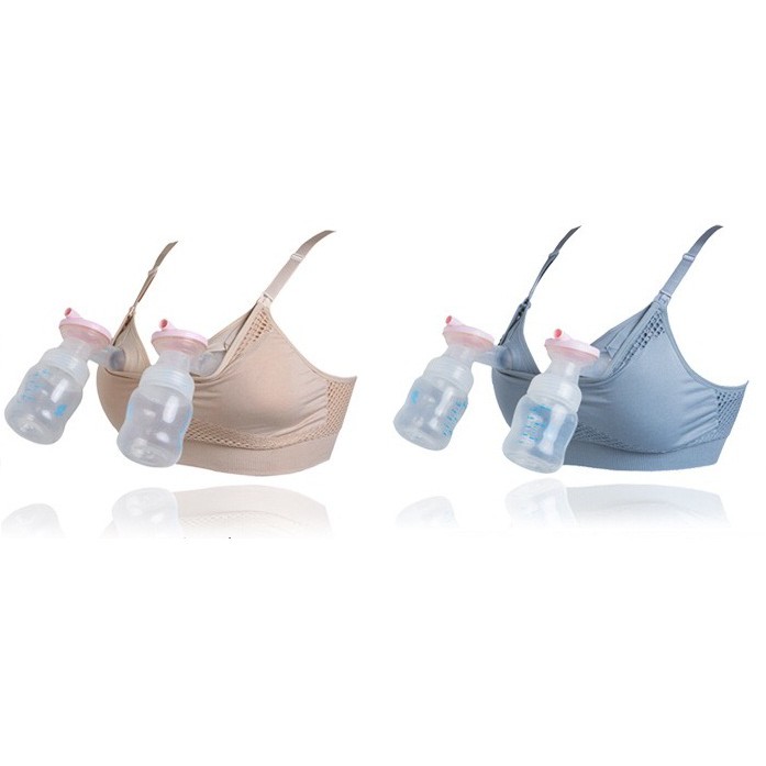 HANDSFREE PUMPING BRA MENYUSUI NURSING BRA COTTON HANDS FREE UNTUK POMPA ASI COMFORT PREMIUM 896