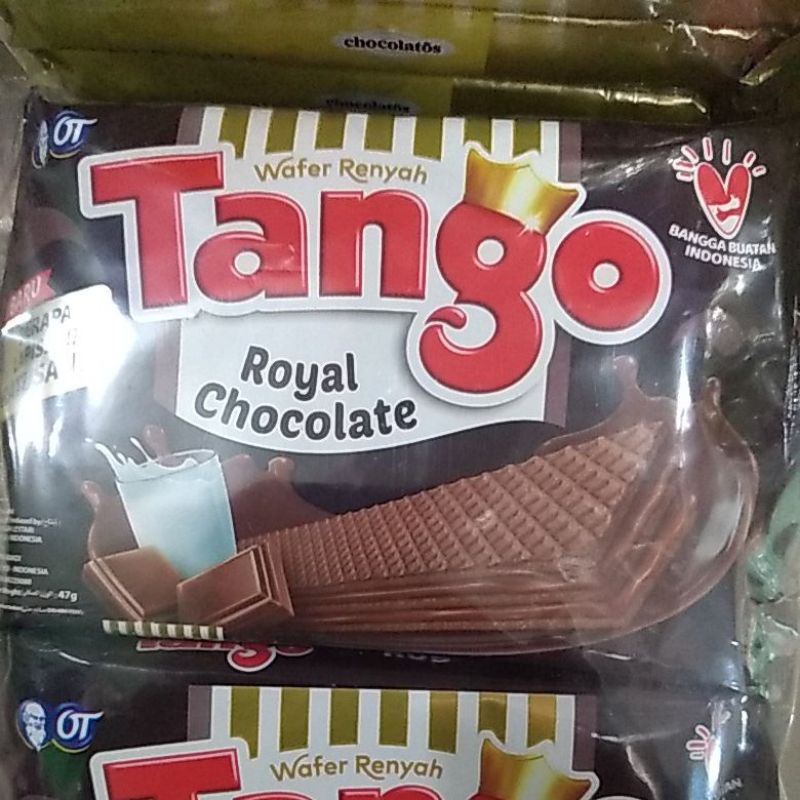 Paket Chocolatos / Tango Wafer Cream 48/47gr 1 pack ( 10 bungkus )