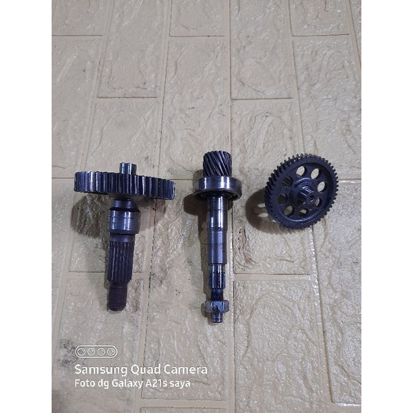 GEAR BOX GIGI GARDAN RASIO TRANSMISI FULL SET KOMPLIT HONDA BEAT KARBU ORIGINAL LEPASAN MOTOR