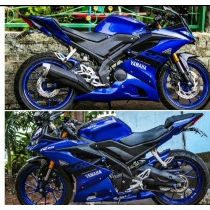 Jual Undercowl Yamaha R V Sambungan Fairing Tutup Mesin R V Model R Indonesia Shopee