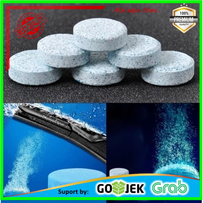 Cuci Gudang Sabun Wiper Tablet Pembersih Kaca Mobil Glass Cleaner Obat Anti Jamur Soap