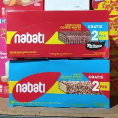 

Nabati Wafer Salut Cokelat Kelapa Double Choco 12+2pcs