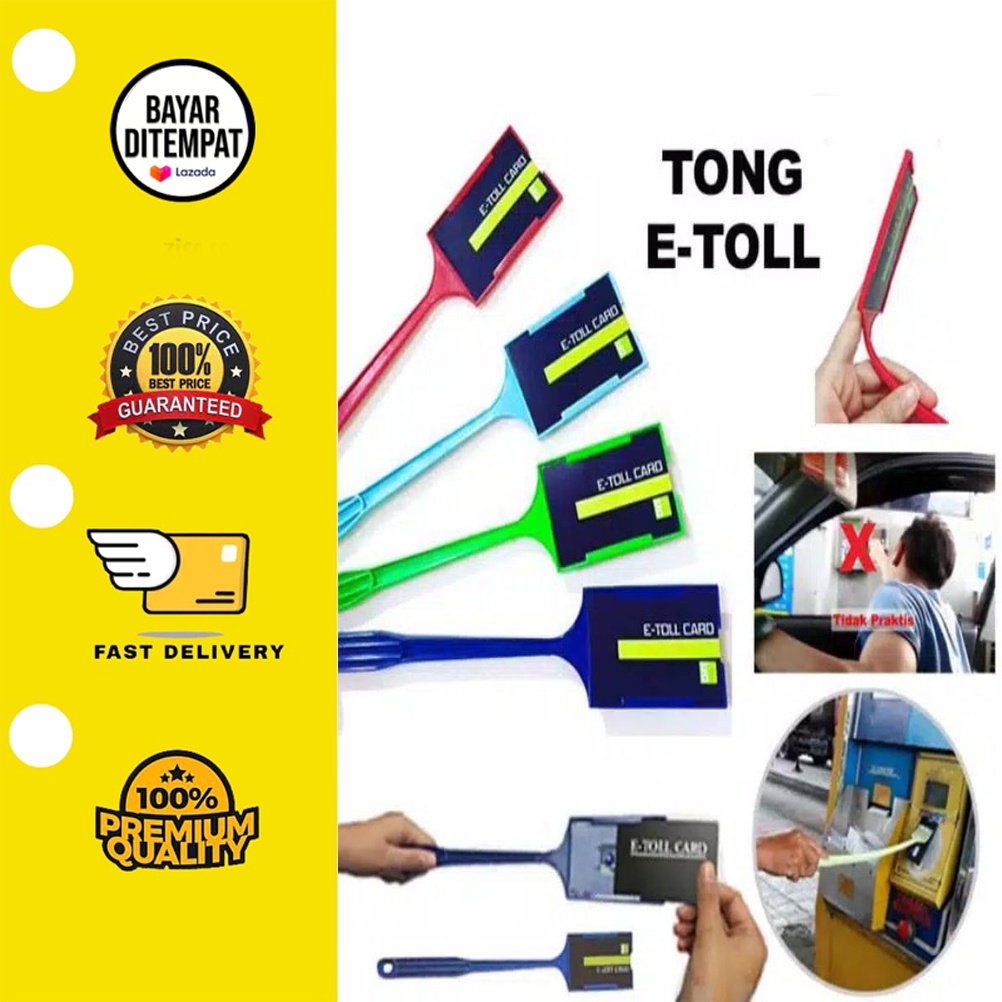 Tongkat E-Toll 2 Kartu Jalan Tol 35cm Tongtol e-Money Mobil etoll Card Stick Car 2in1