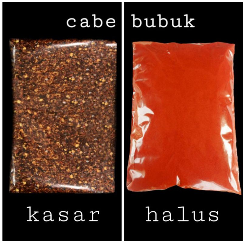 

Cabai Bubuk Kasar Kualitas Super/Chilli Powder