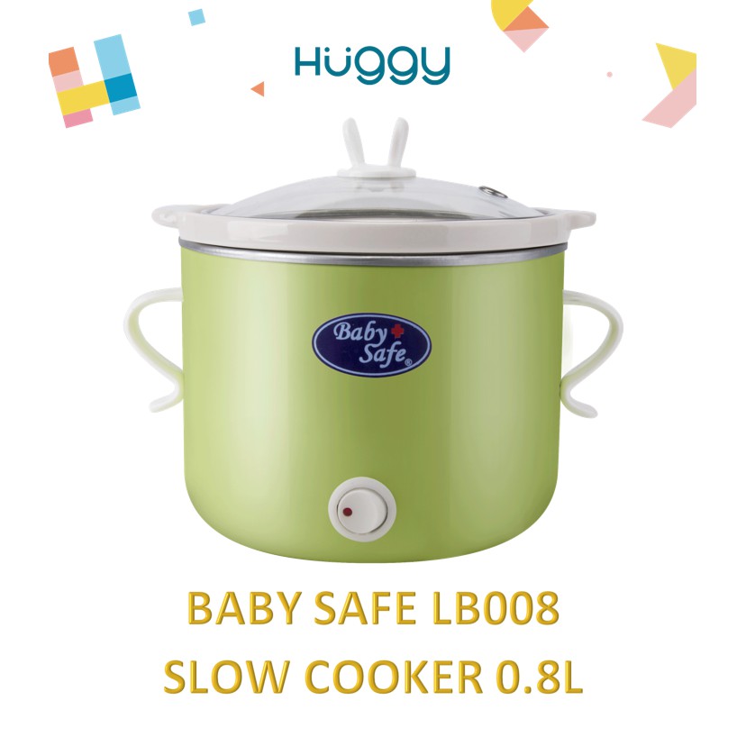 Baby Safe Digital Slow Cooker LB008 Alat Masak Makanan Bayi HIJAU