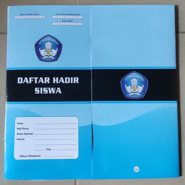 BUKU DAFTAR HADIR SISWA