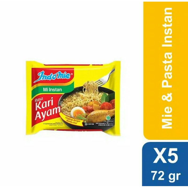 

Paket Indomie kari ayam 5