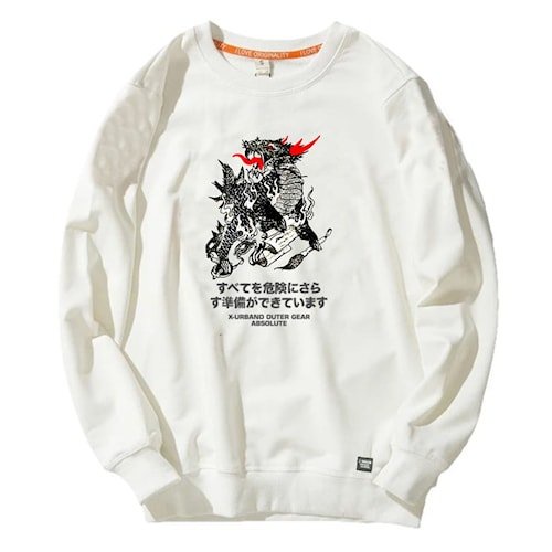 Sweater Pria - Wanita Bebovizi Bordir Naga unisex original