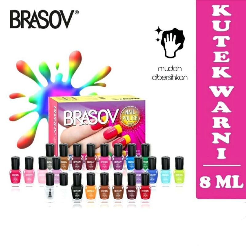 Kutek Brasov  warna BPOM HALAL 8ML