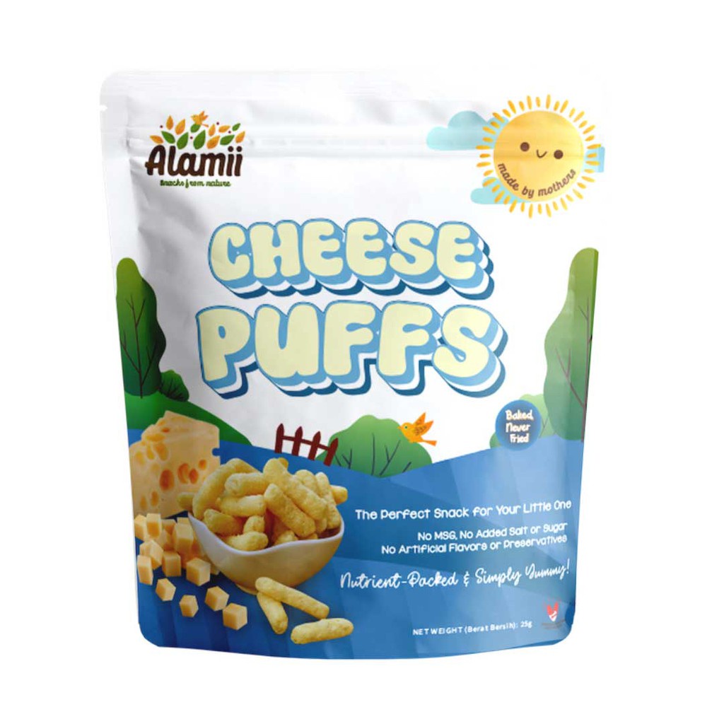 Alamii Puffs, snack sehat untuk anak Snack Sehat