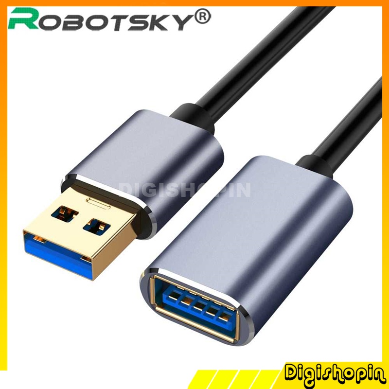 Robotsky Kabel USB 3.0 Ekstension Male to Female 150Cm  / Kabel Usb Male to Female 3.0 1.5M